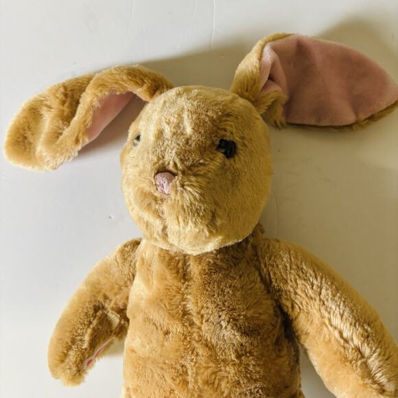 Build A Bear Workshop Pawlette Bunny Rabbit Plush Tan/ Pink 21” - Picture 2 of 14